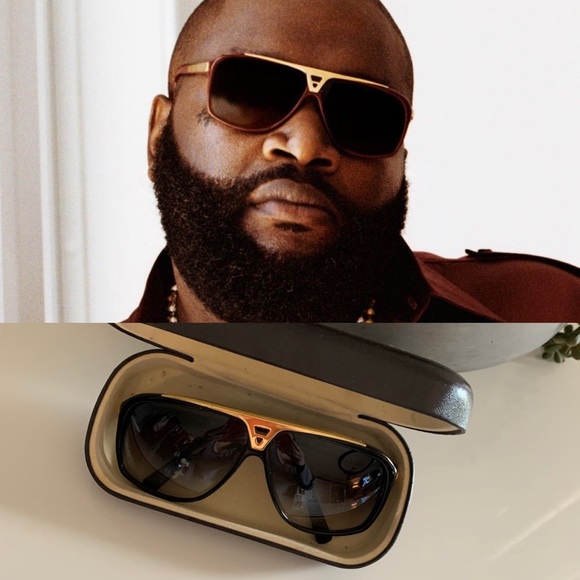 Louis Vuitton Other - Louis Vuitton Black and Gold Evidence Sunglasses